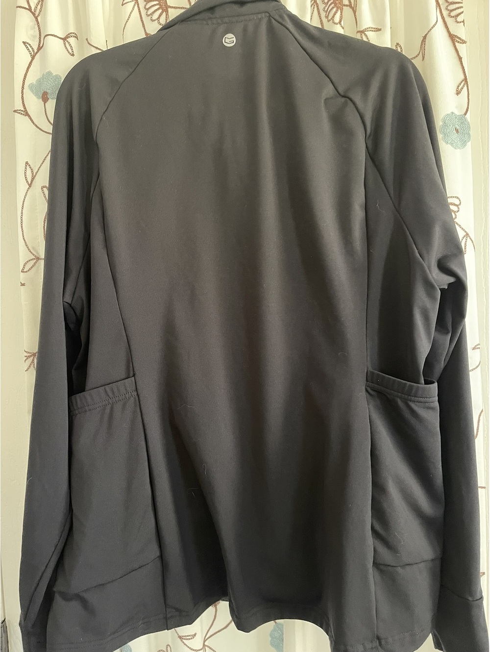 Black Quilted Hybrid Active Jacket | Sz L - Picture 7 of 9
